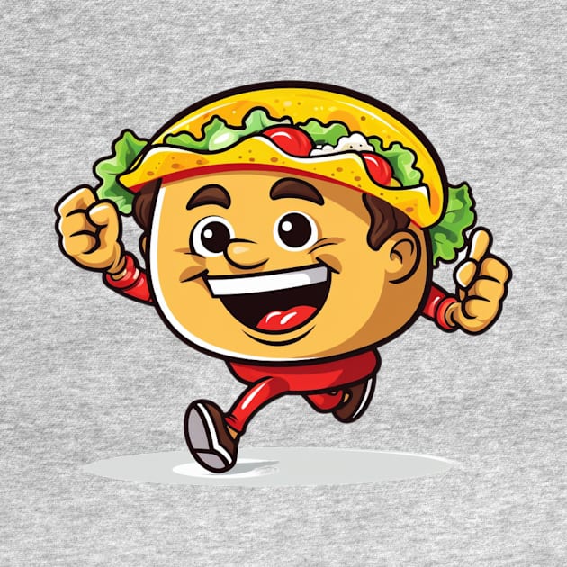 kawaii Taco T-Shirt cute potatofood funny by nonagobich